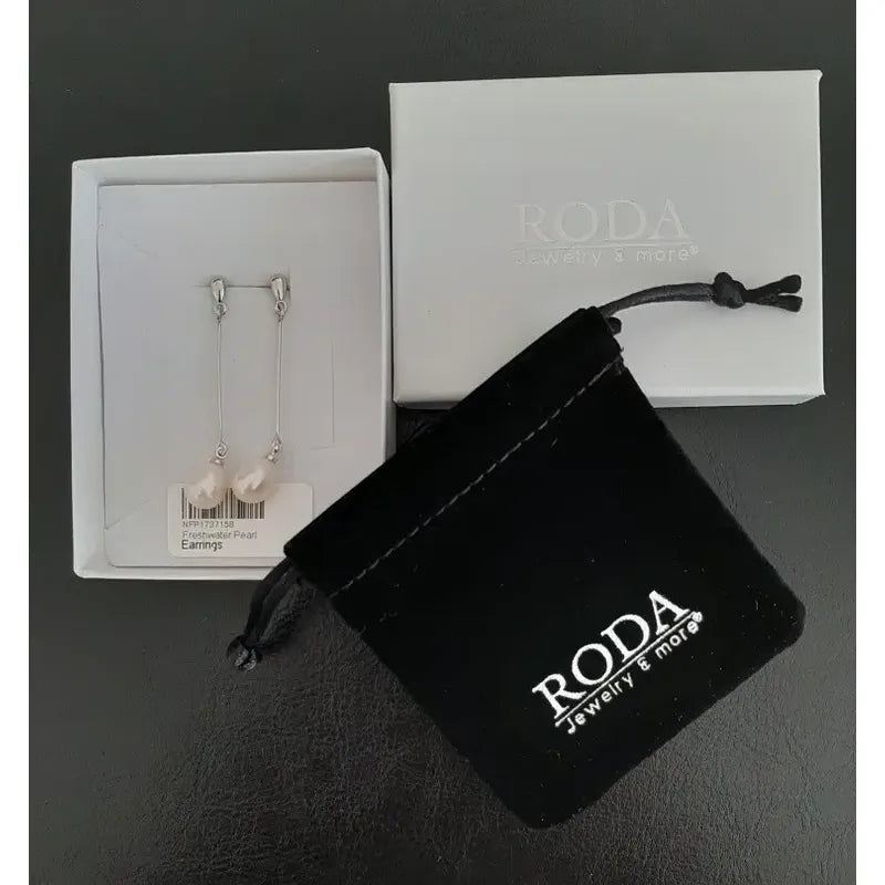 Par Aretes Perlas Naturales Freshwater Plata925 Novia Regalo